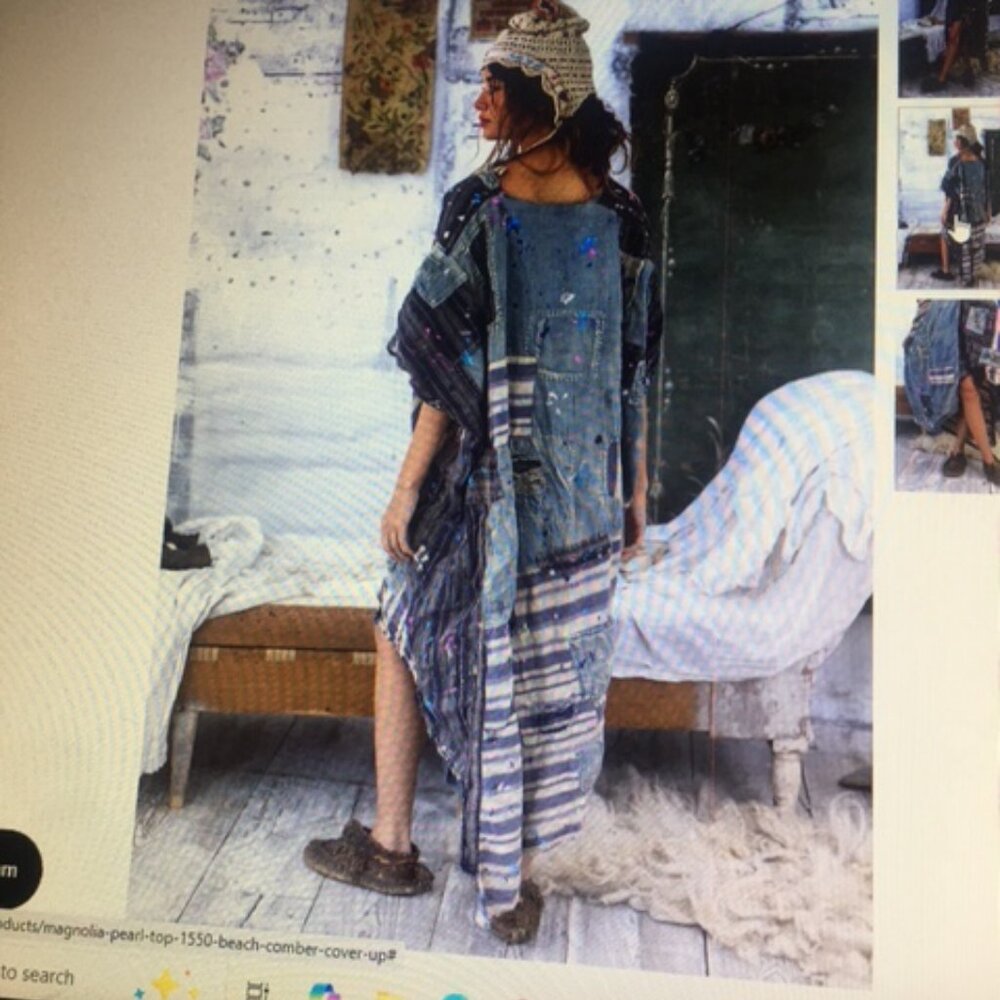 MAGNOLIA PEARL COTTON YARN DYED COVERUP - Picture 12 of 13